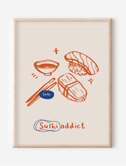 Sushi Unframed Poster