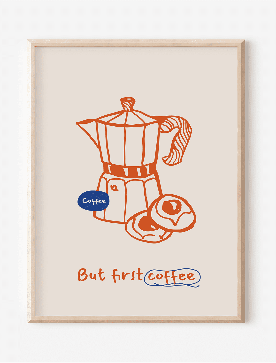 Coffee Çerçevesiz Poster