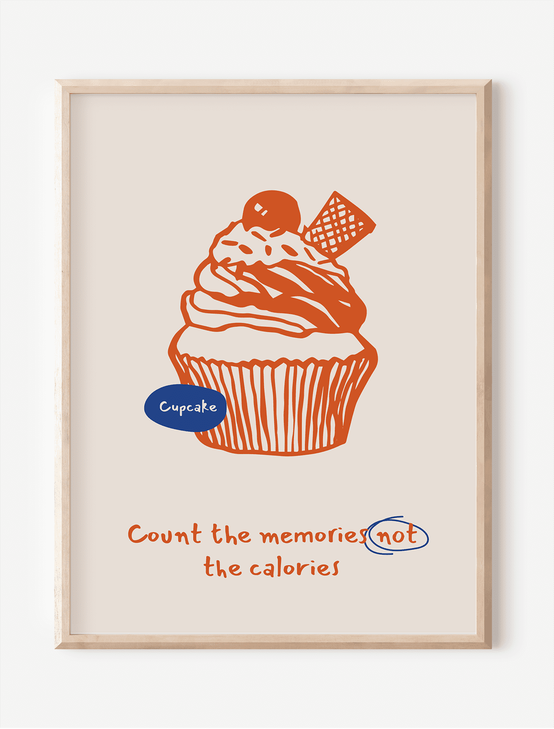 Cupcake Unframed Poster