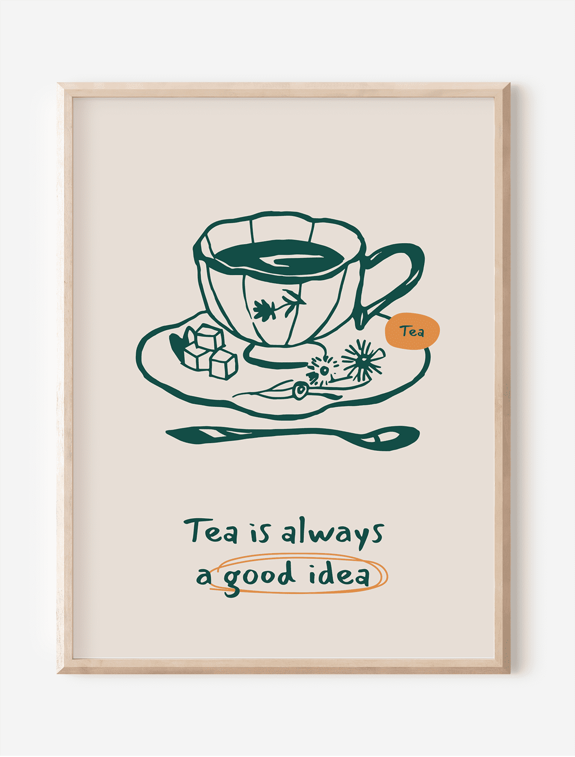 Tea Time Unframed Poster