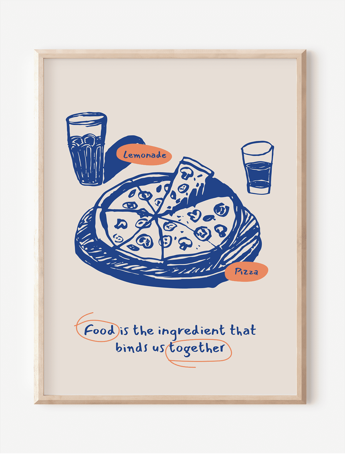 Pizza Unframed Poster