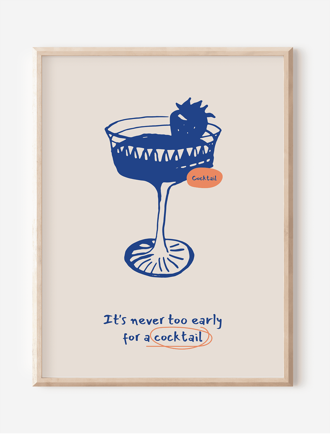 Cocktail Unframed Poster