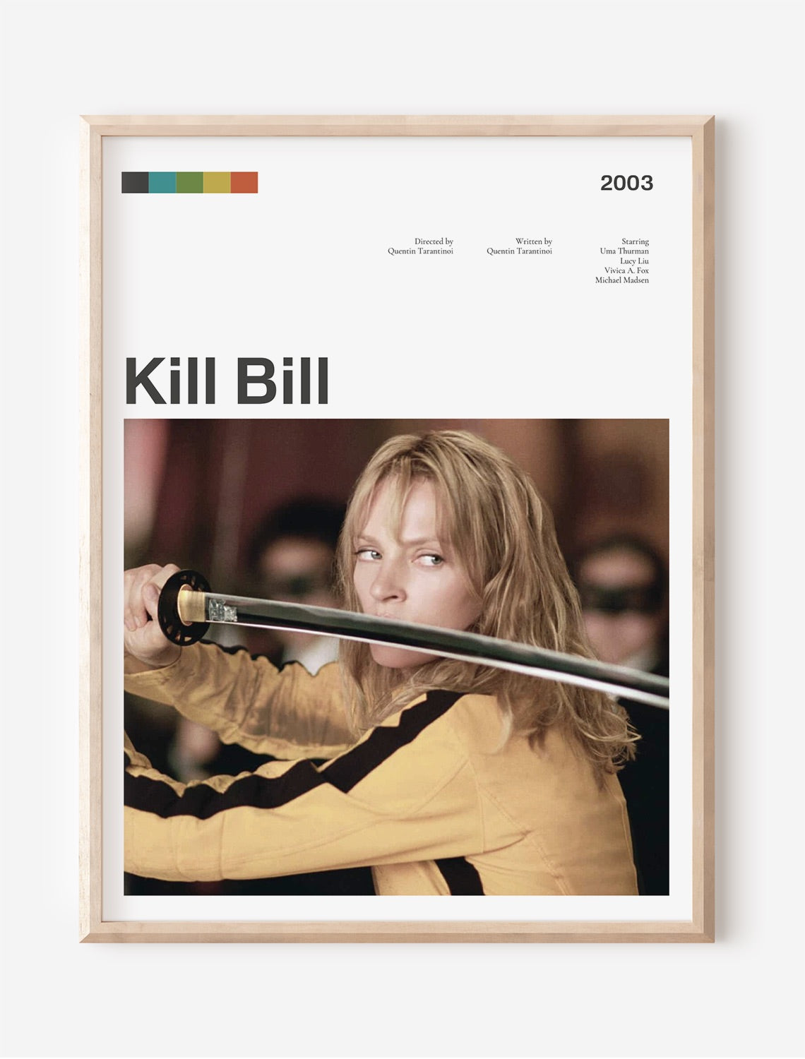 Kill Bill Movie Unframed Poster