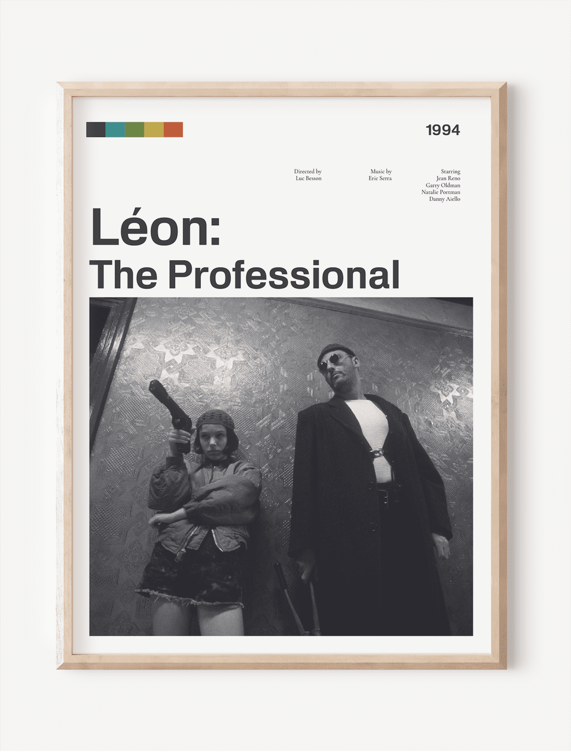 Léon The Professional Film Çerçevesiz Poster