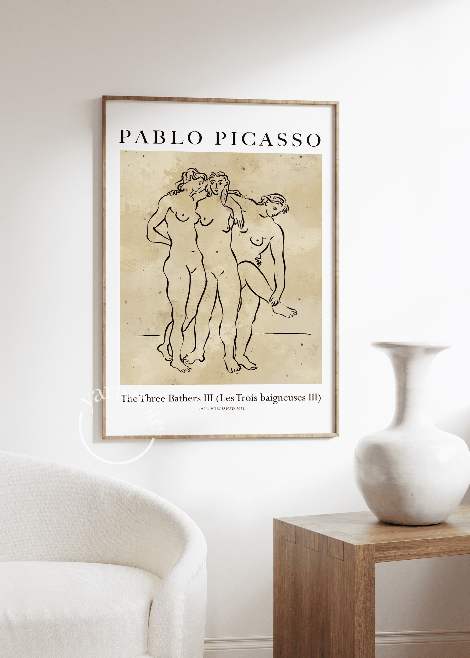 Pablo Picasso Exhibition Çerçevesiz Poster