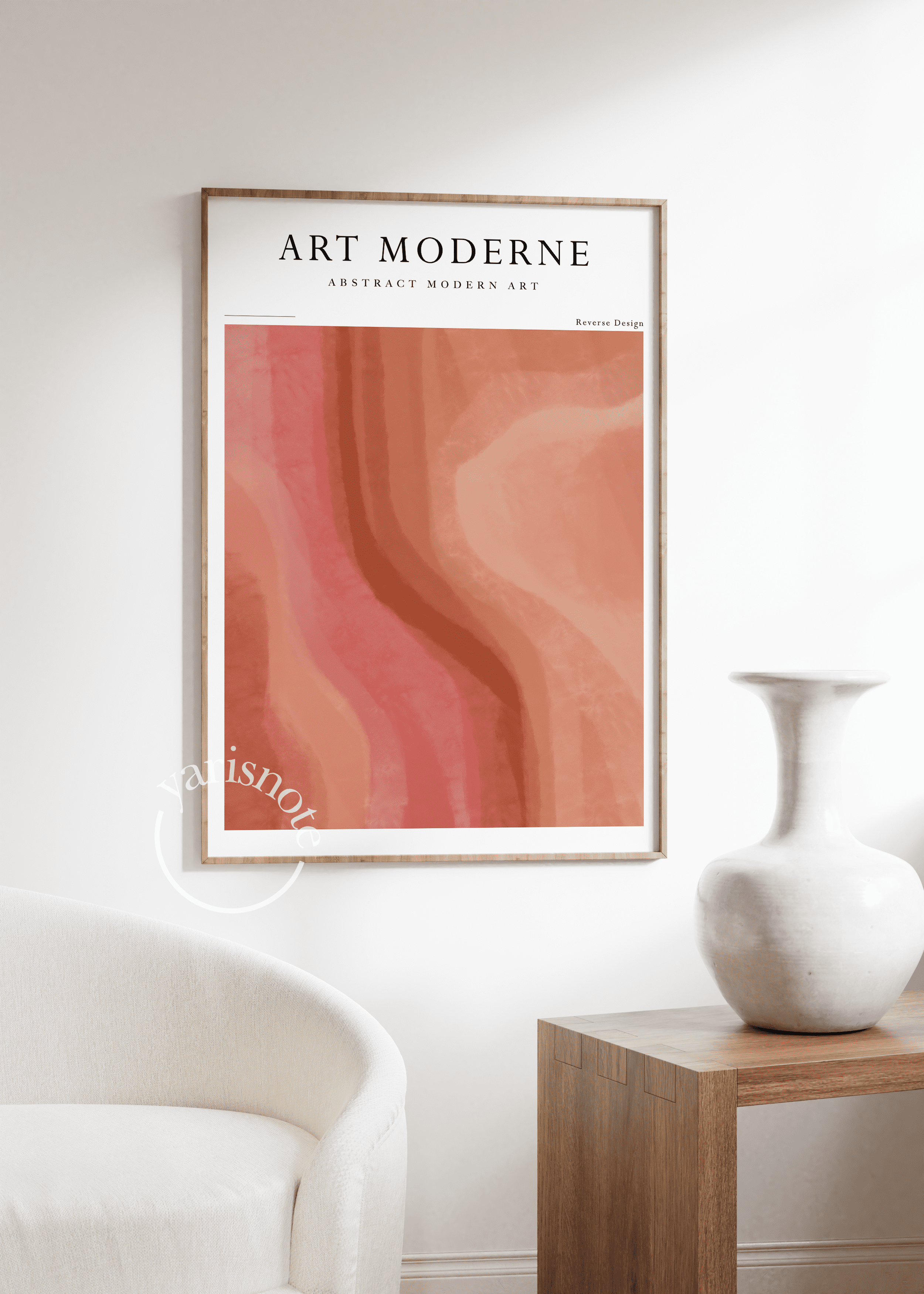 Art Moderne Minimalist Unframed Poster