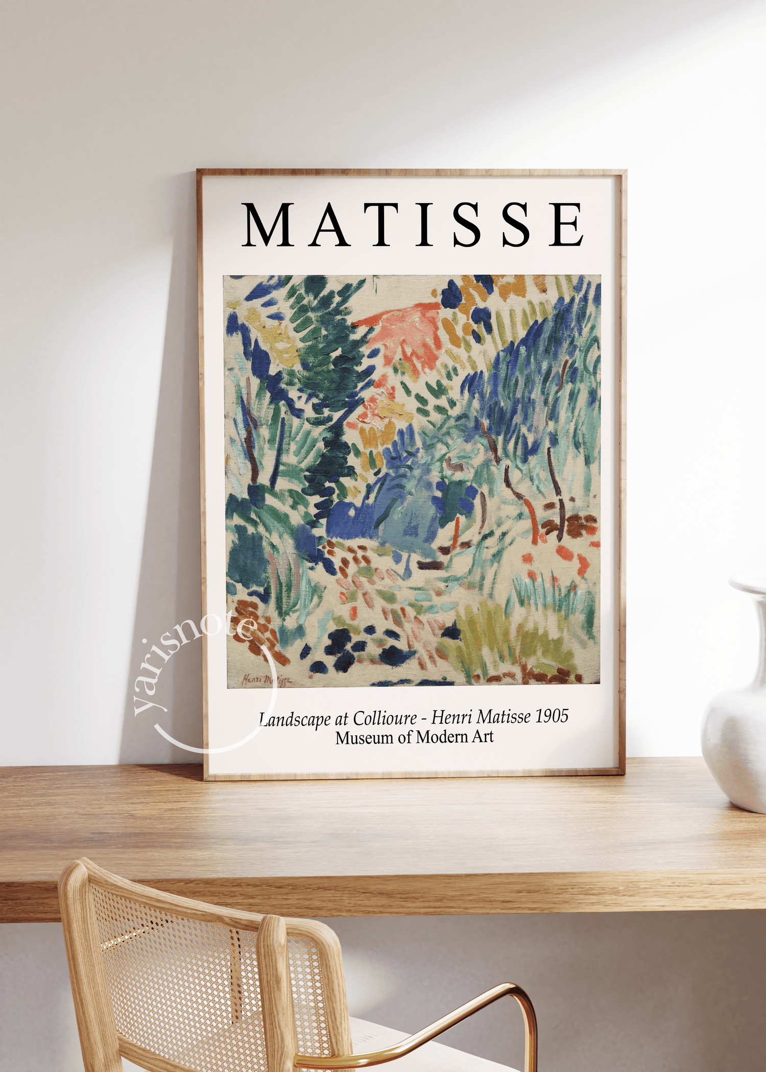Henri Matisse Landscape at Collioure Çerçevesiz Poster