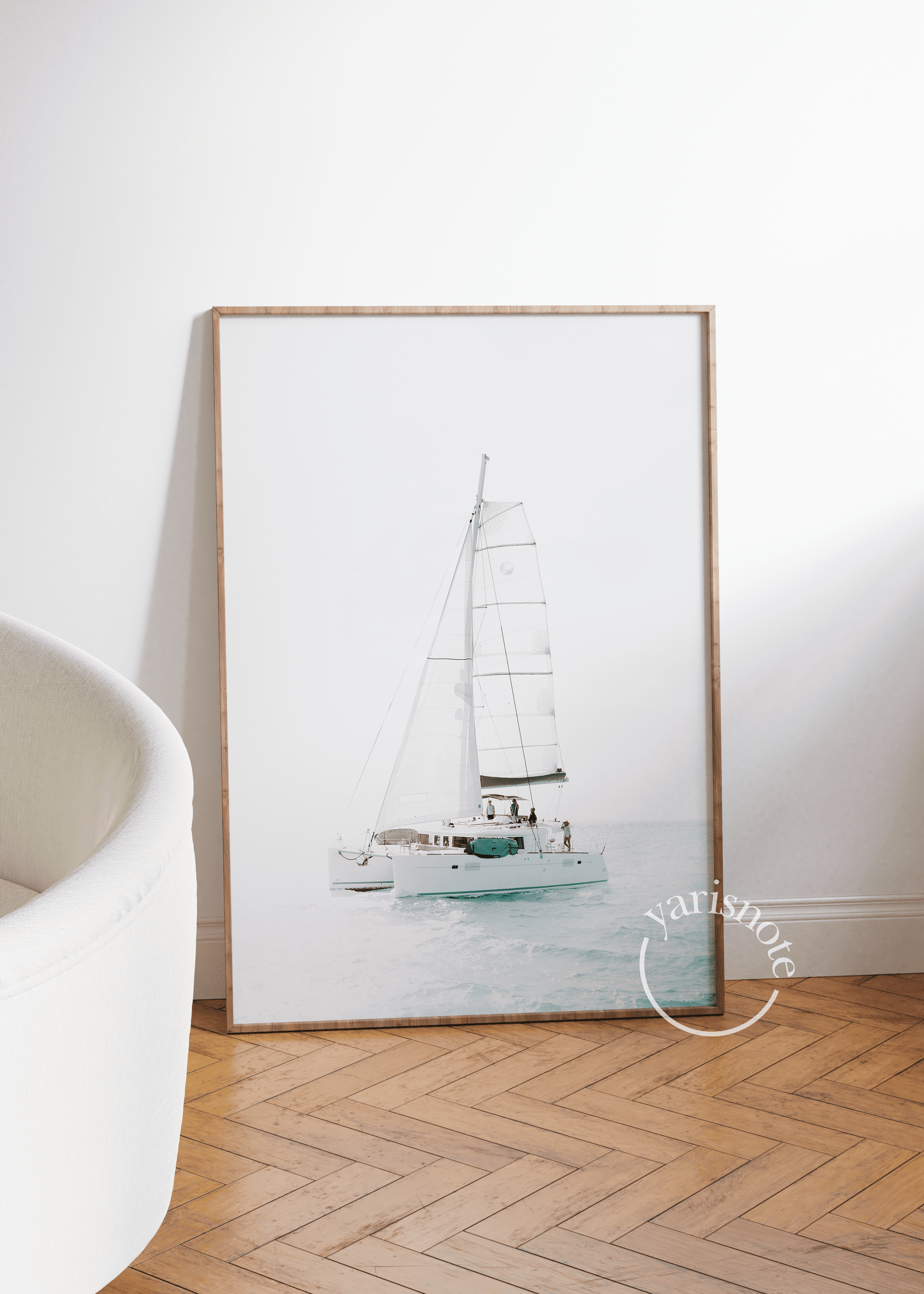 Boat Art Çerçevesiz Poster