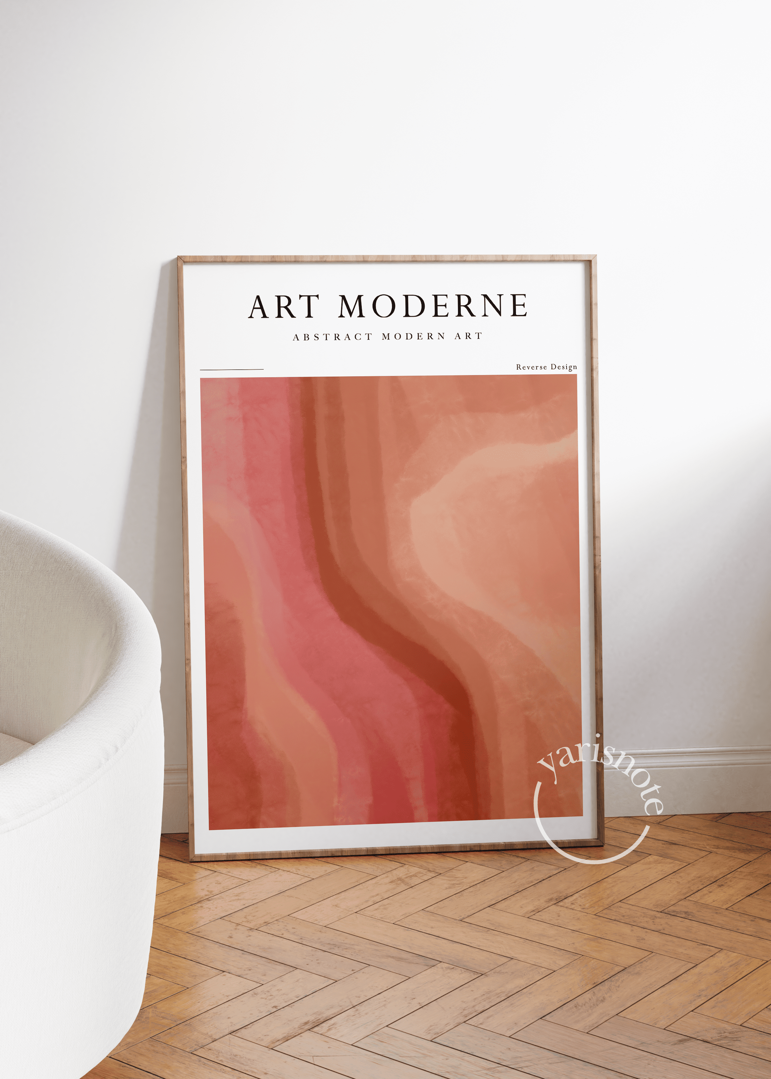 Art Moderne Minimalist Unframed Poster