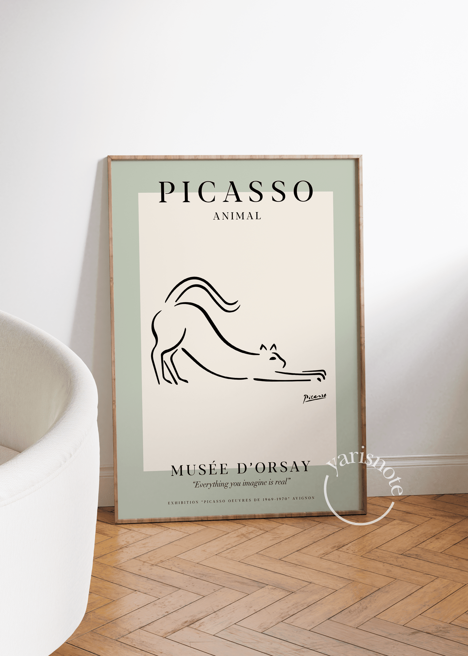 Picasso Cat Unframed Poster