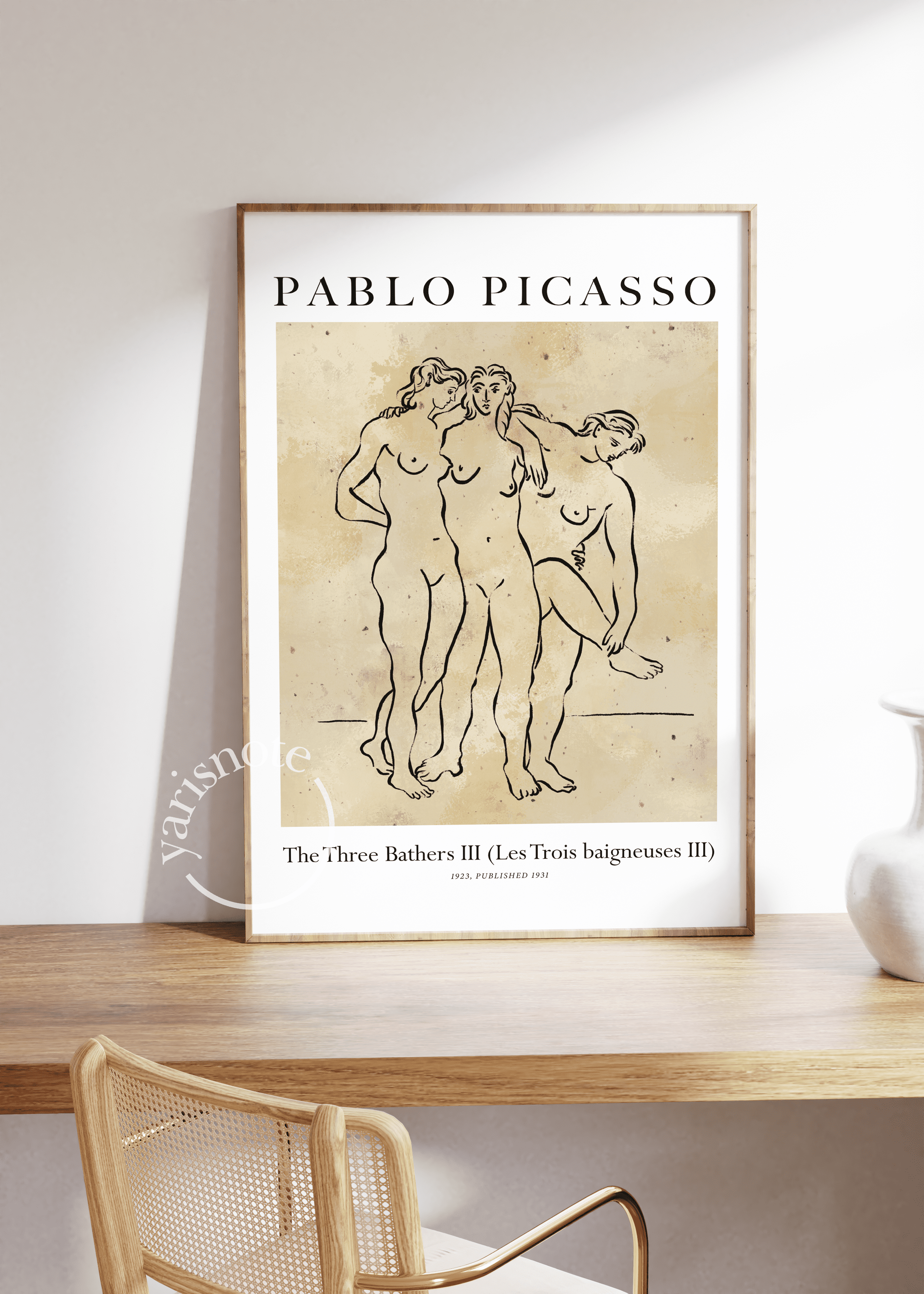 Pablo Picasso Exhibition Çerçevesiz Poster