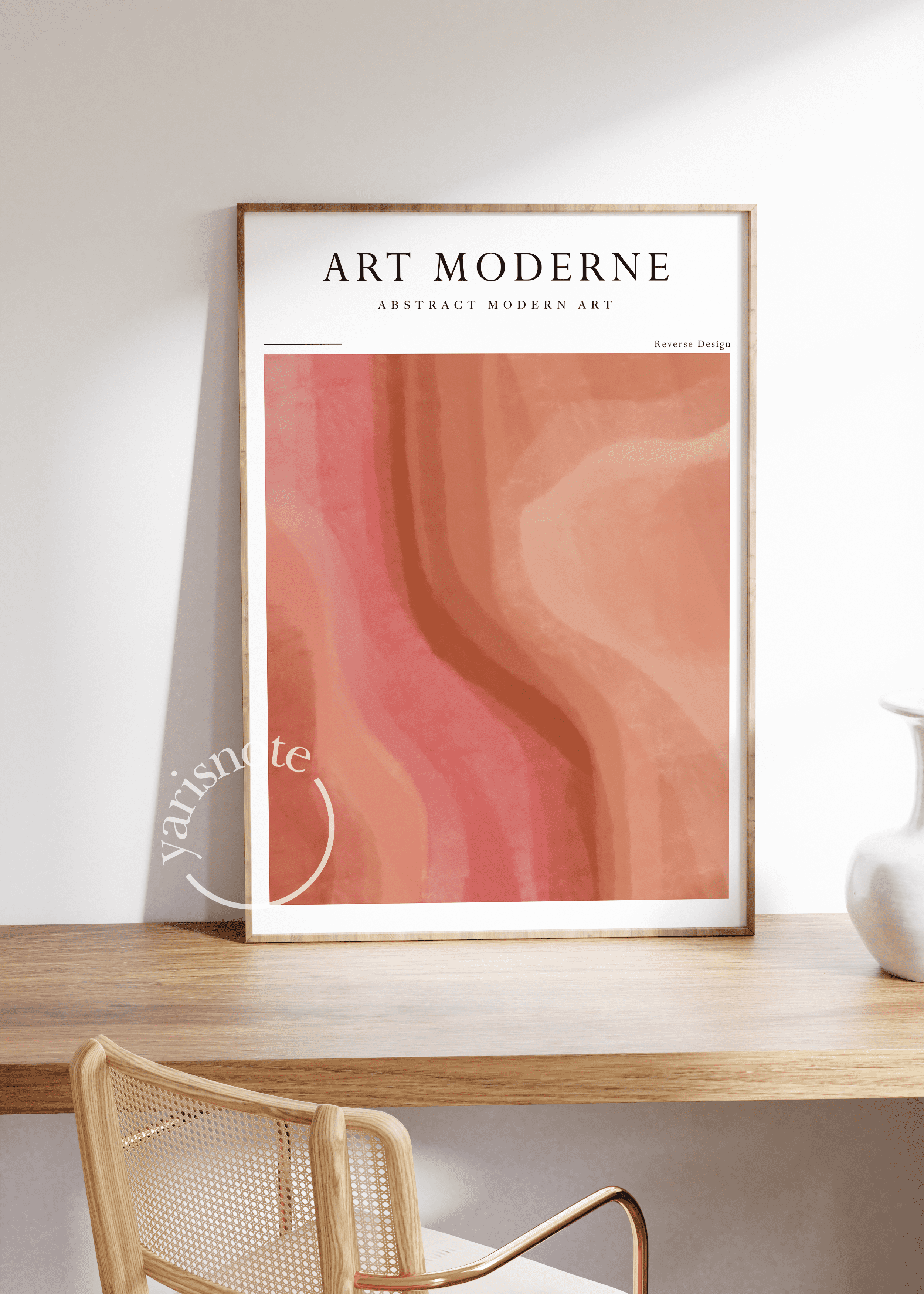 Art Moderne Minimalist Unframed Poster