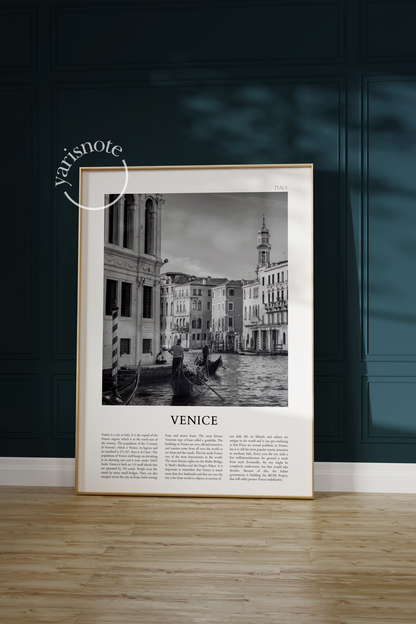 Venice Çerçevesiz Poster