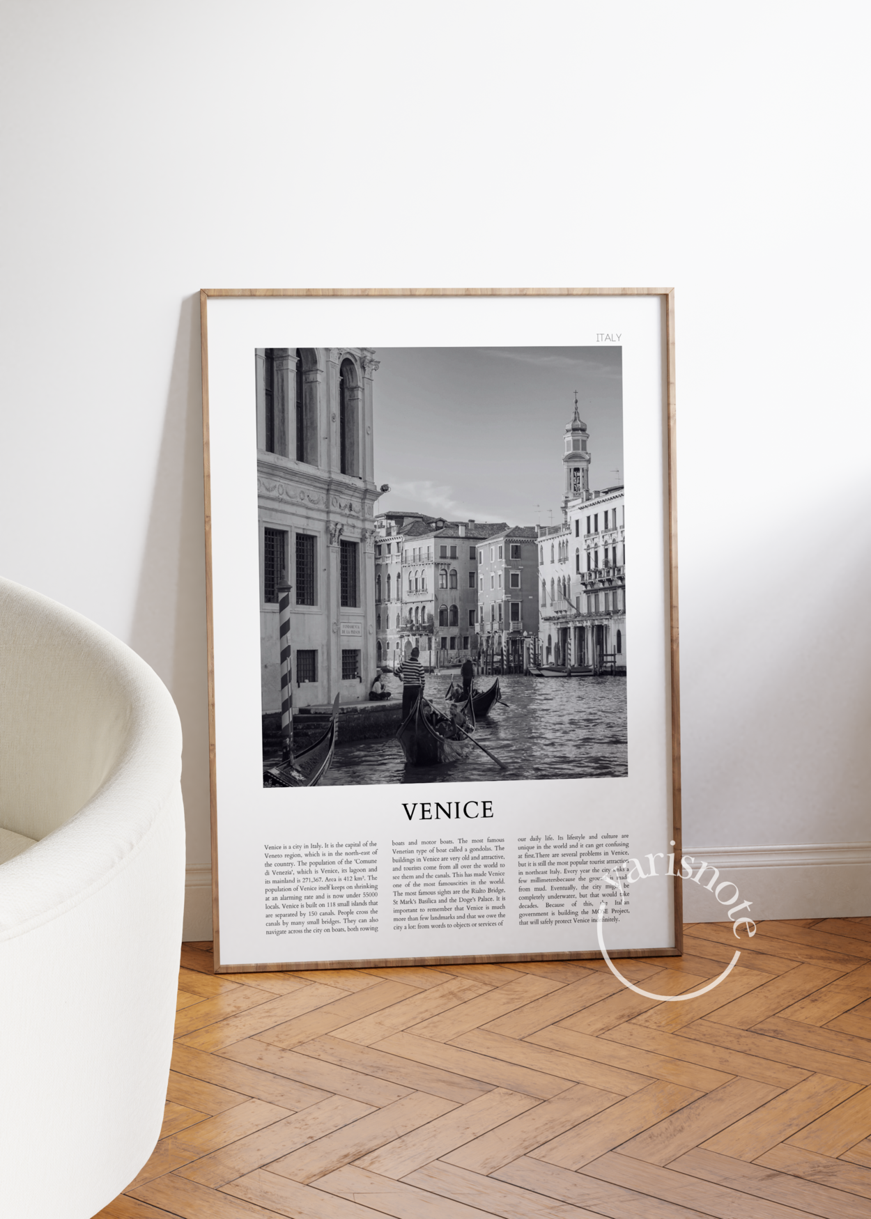 Venice Çerçevesiz Poster