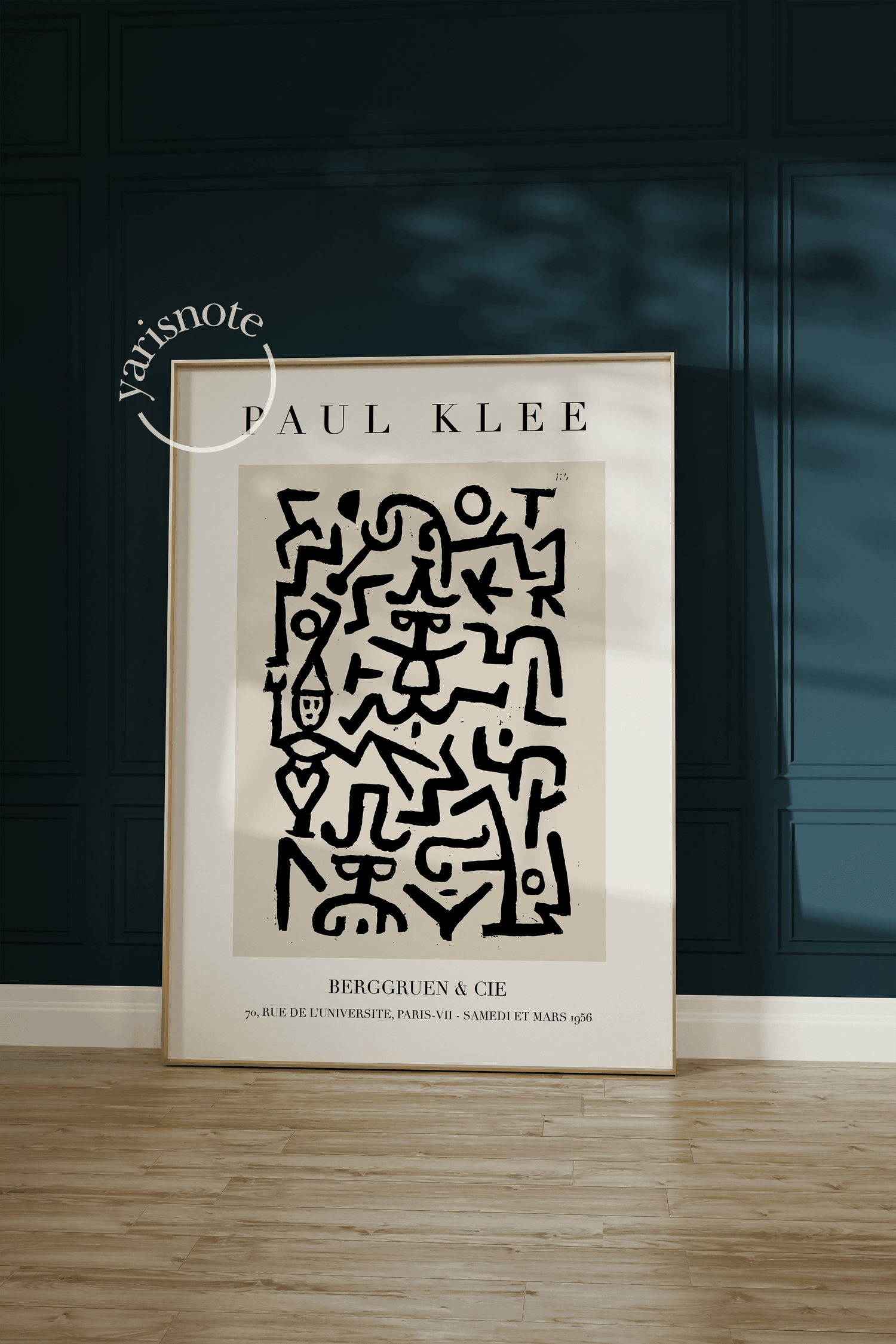 Paul Klee Komedyenin El İlanı Çerçevesiz Poster
