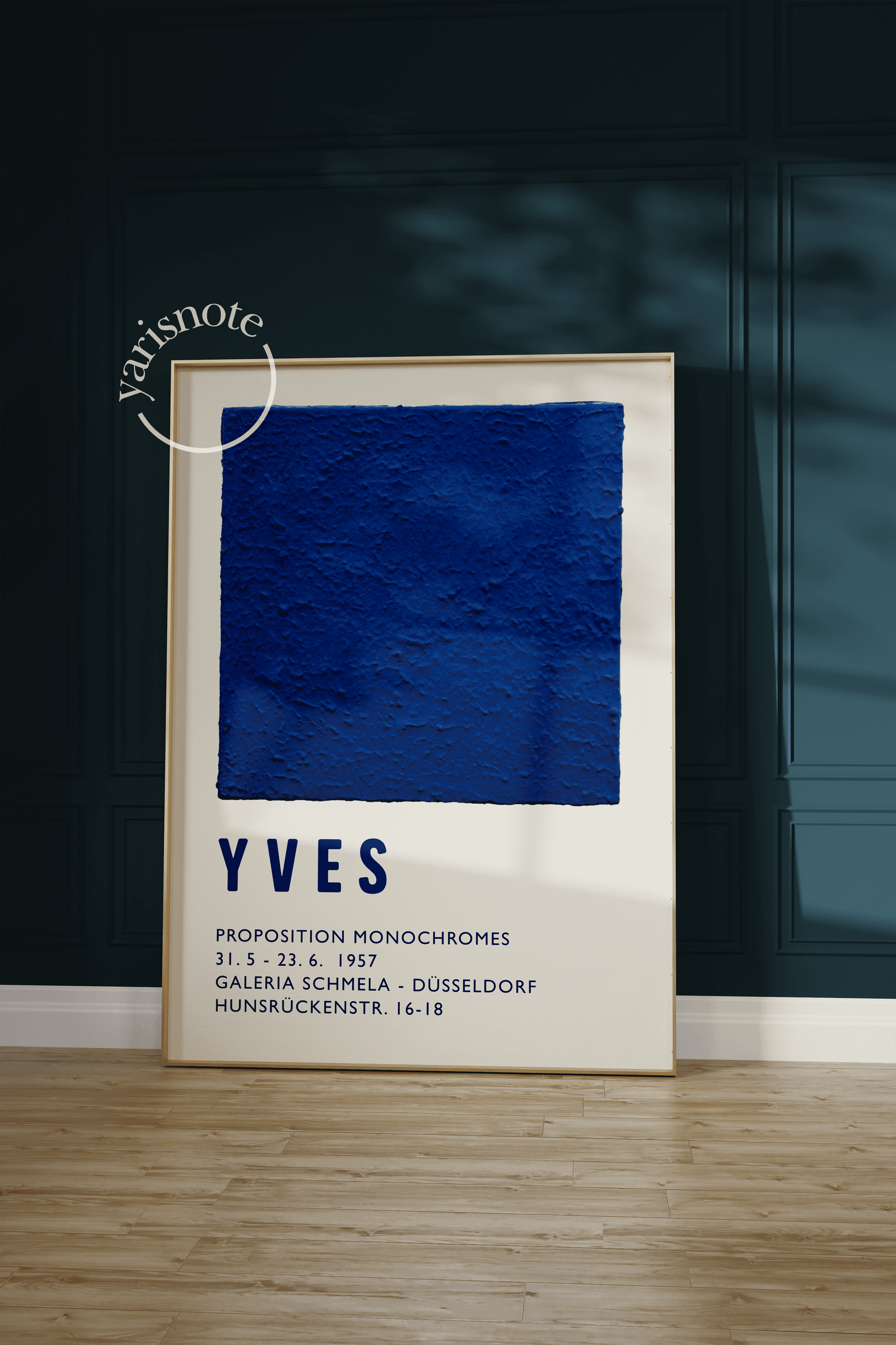 Yves Klein Unframed Poster