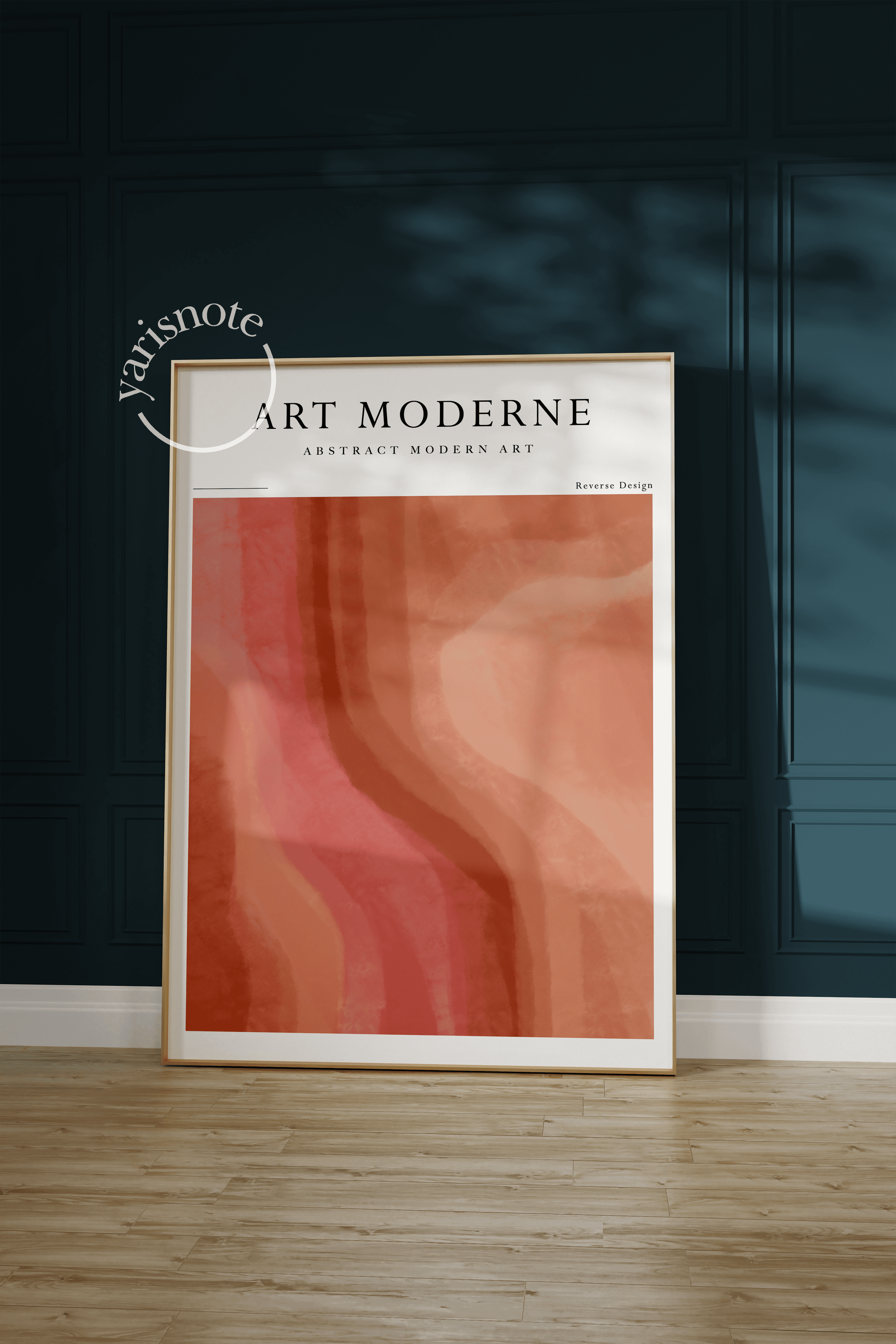 Art Moderne Minimalist Çerçevesiz Poster