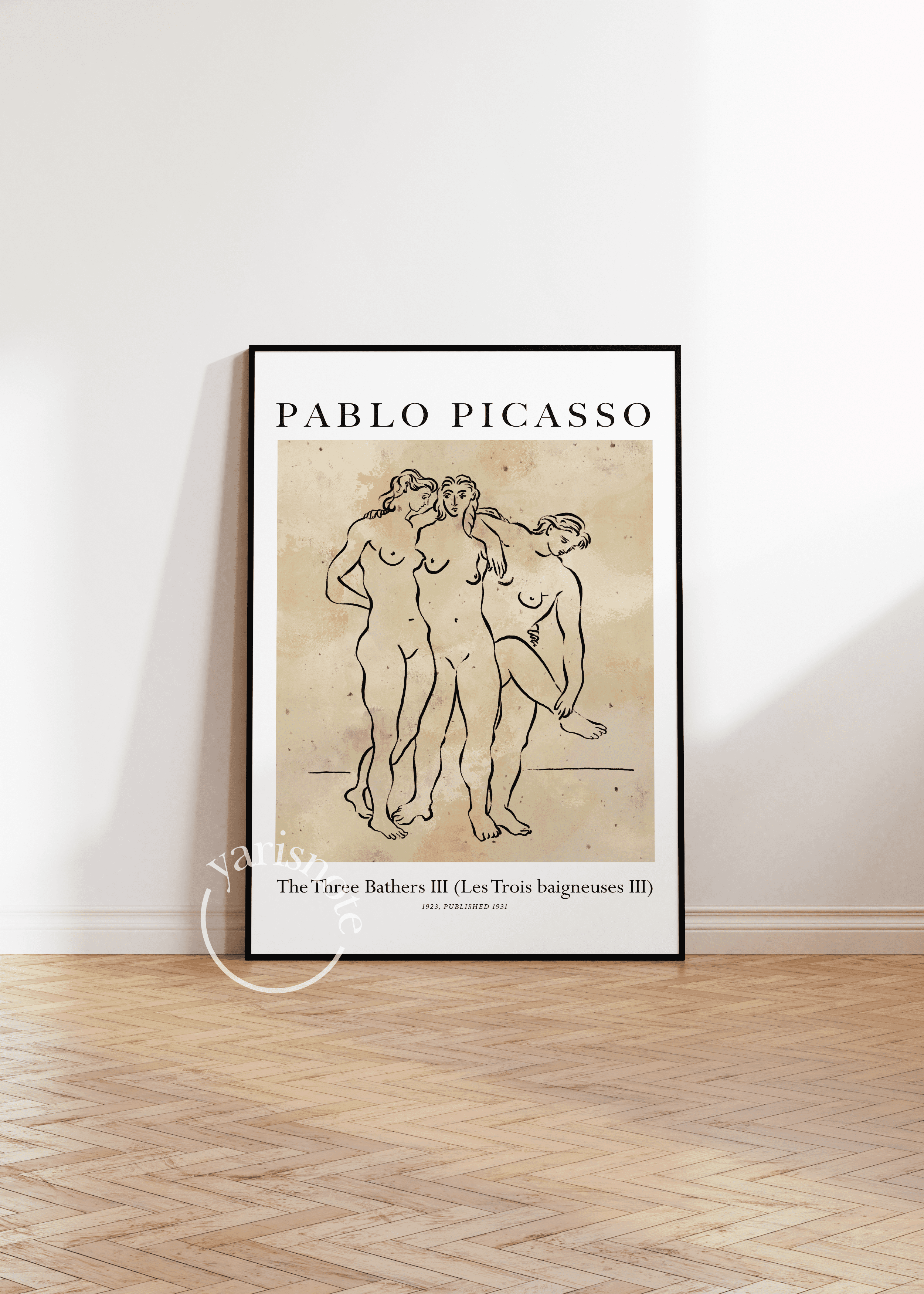 Pablo Picasso Exhibition Çerçevesiz Poster