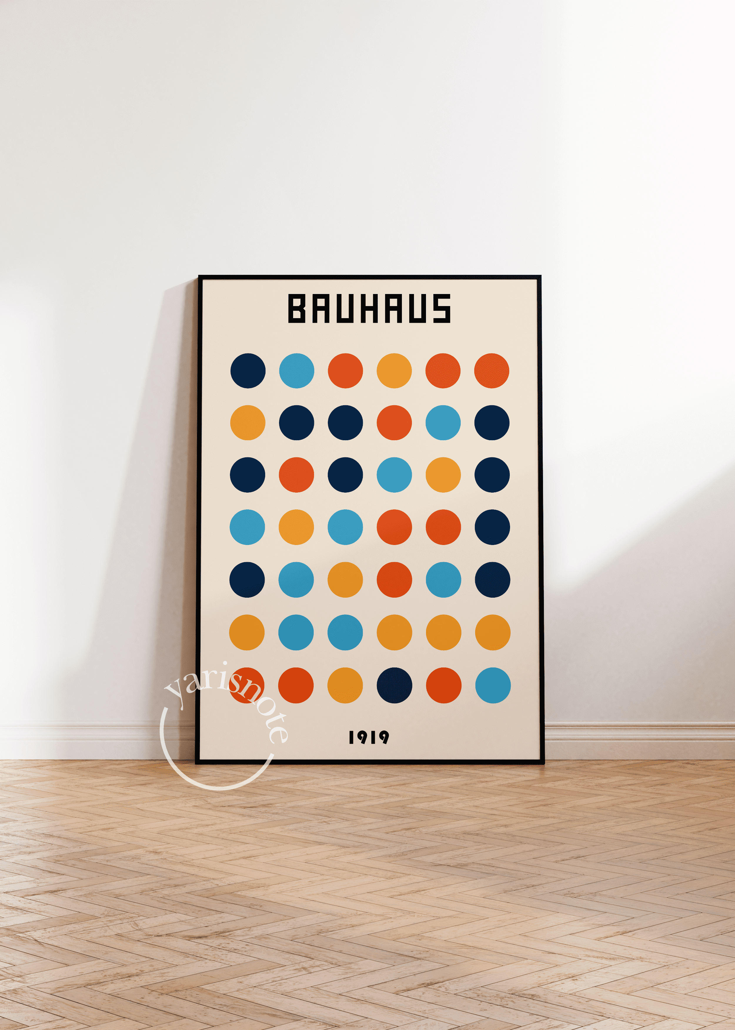 Bauhaus Çerçevesiz Poster