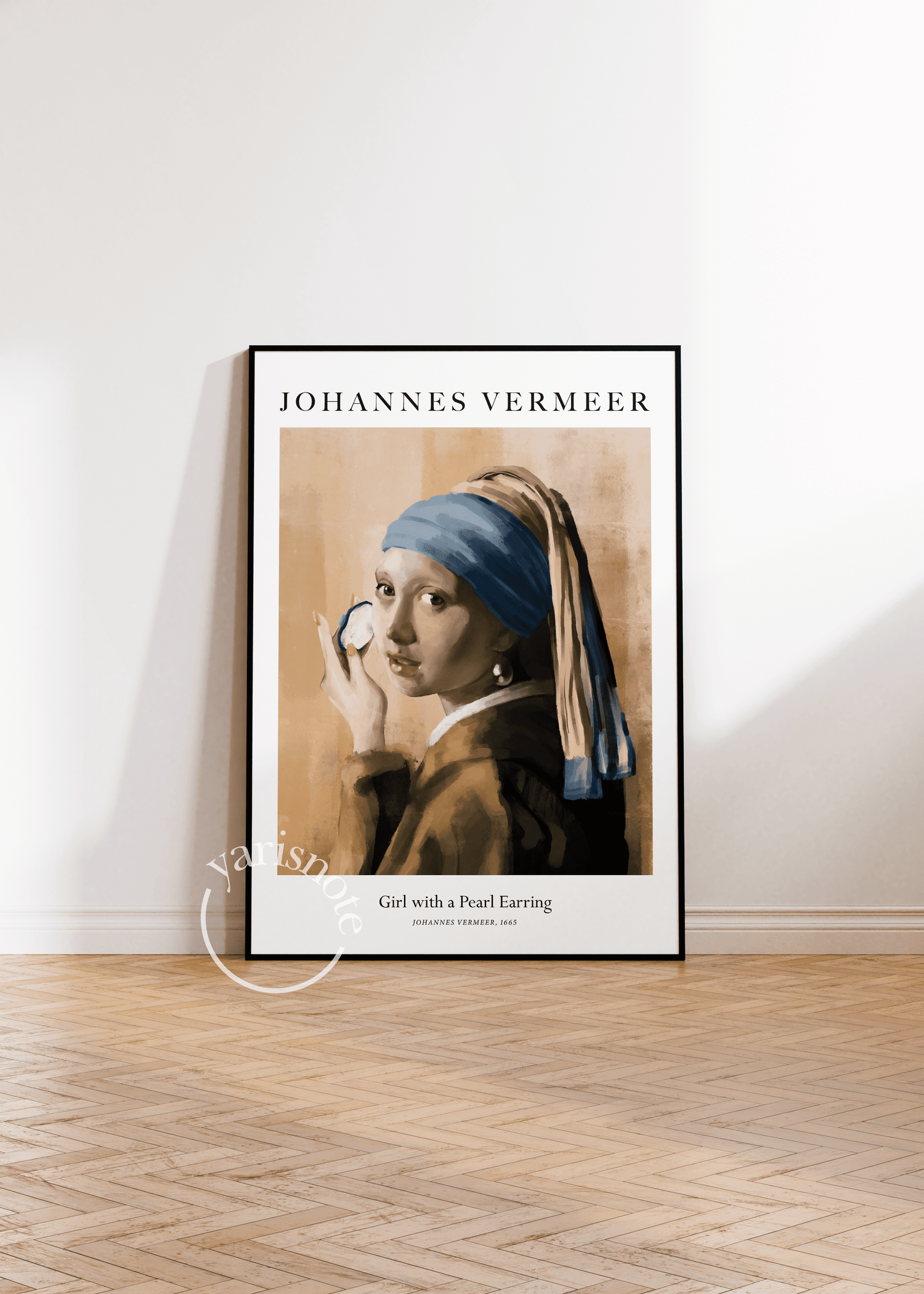Johannes Vermeer Modern Museum Çerçevesiz Poster