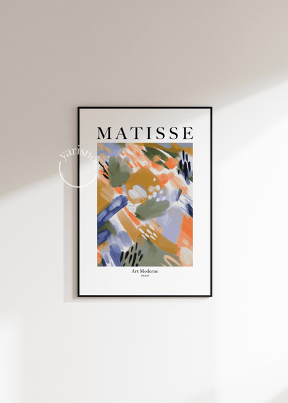 Henri Matisse Art Moderne Çerçevesiz Poster