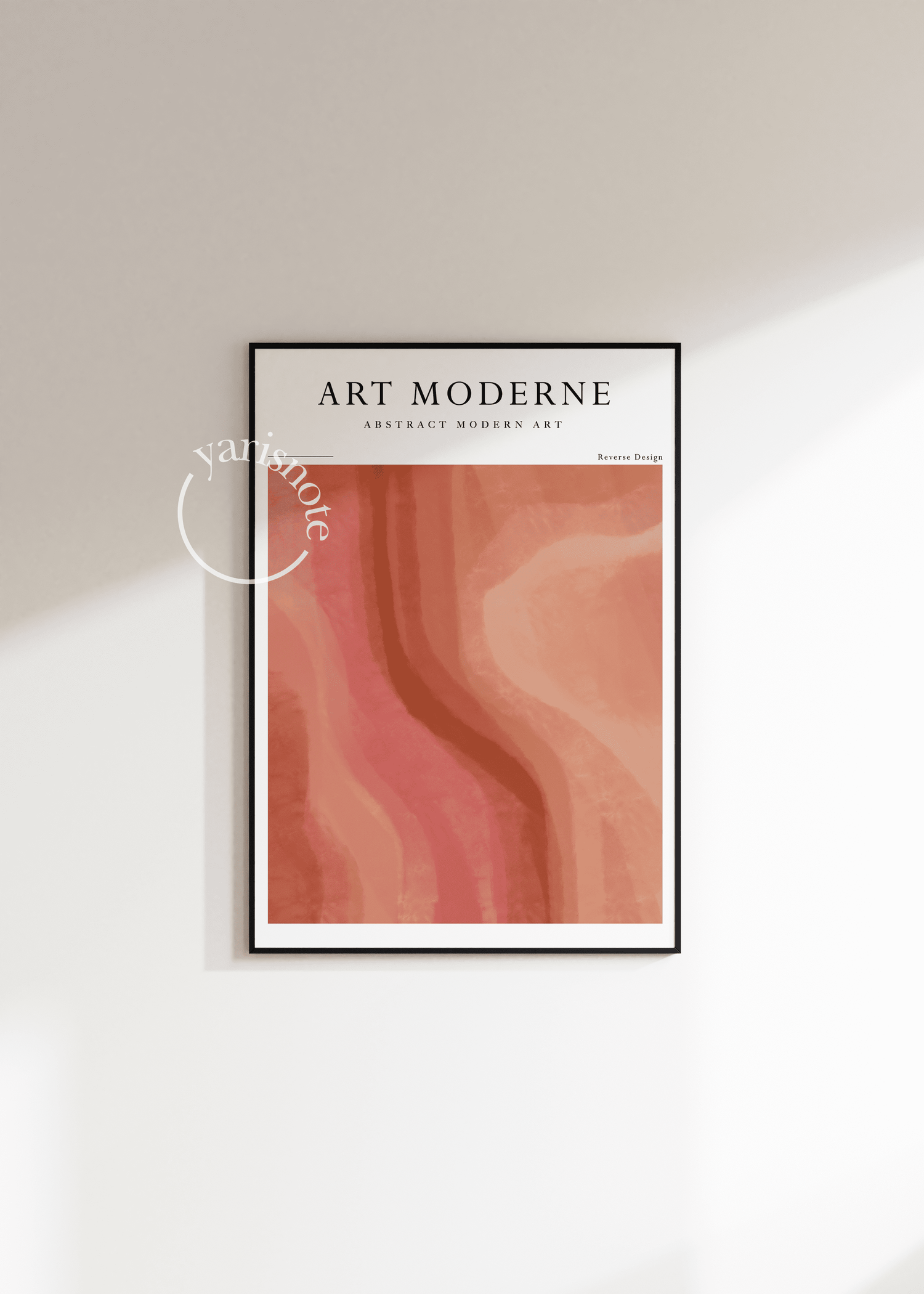 Art Moderne Minimalist Çerçevesiz Poster