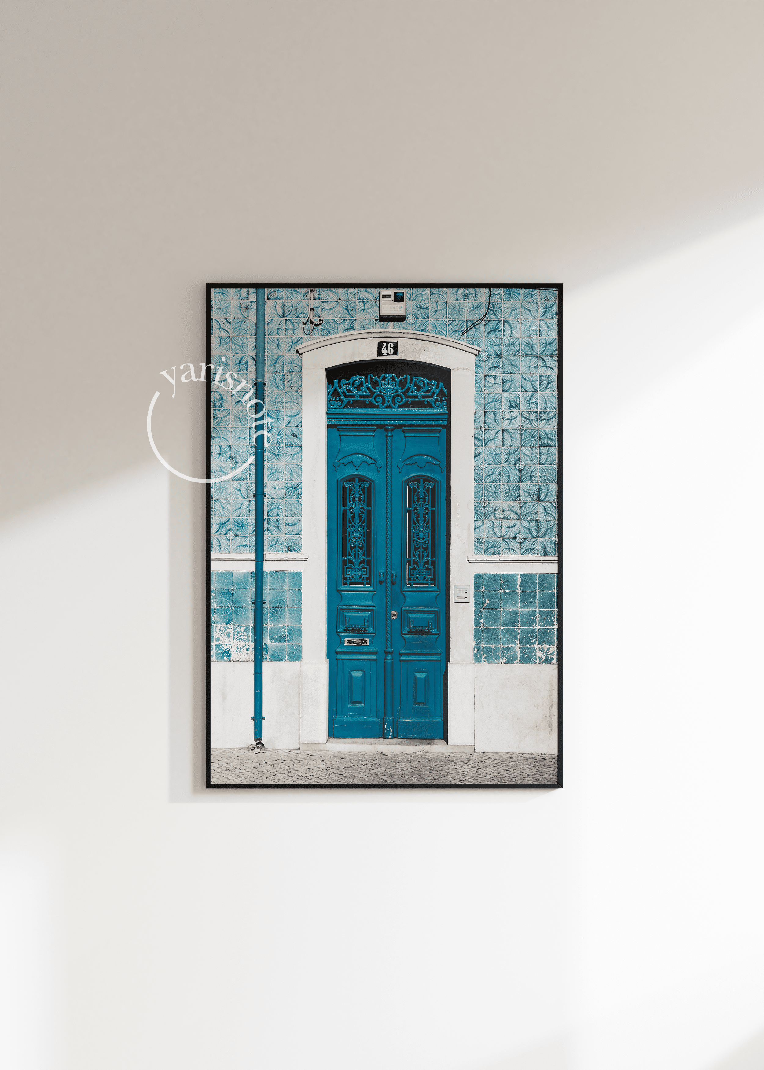 Lisbon Door Unframed Poster