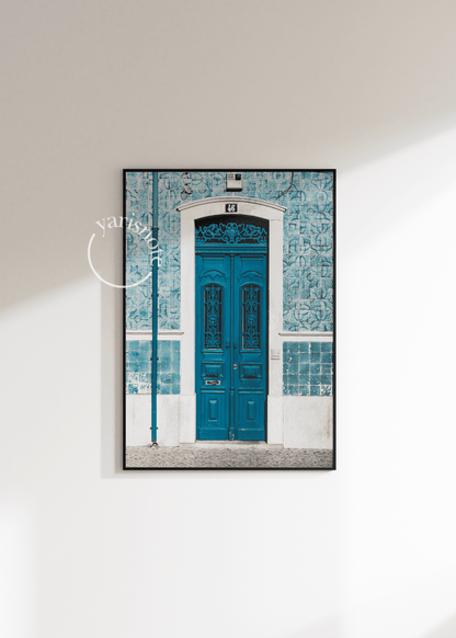 Lisbon Door Unframed Poster