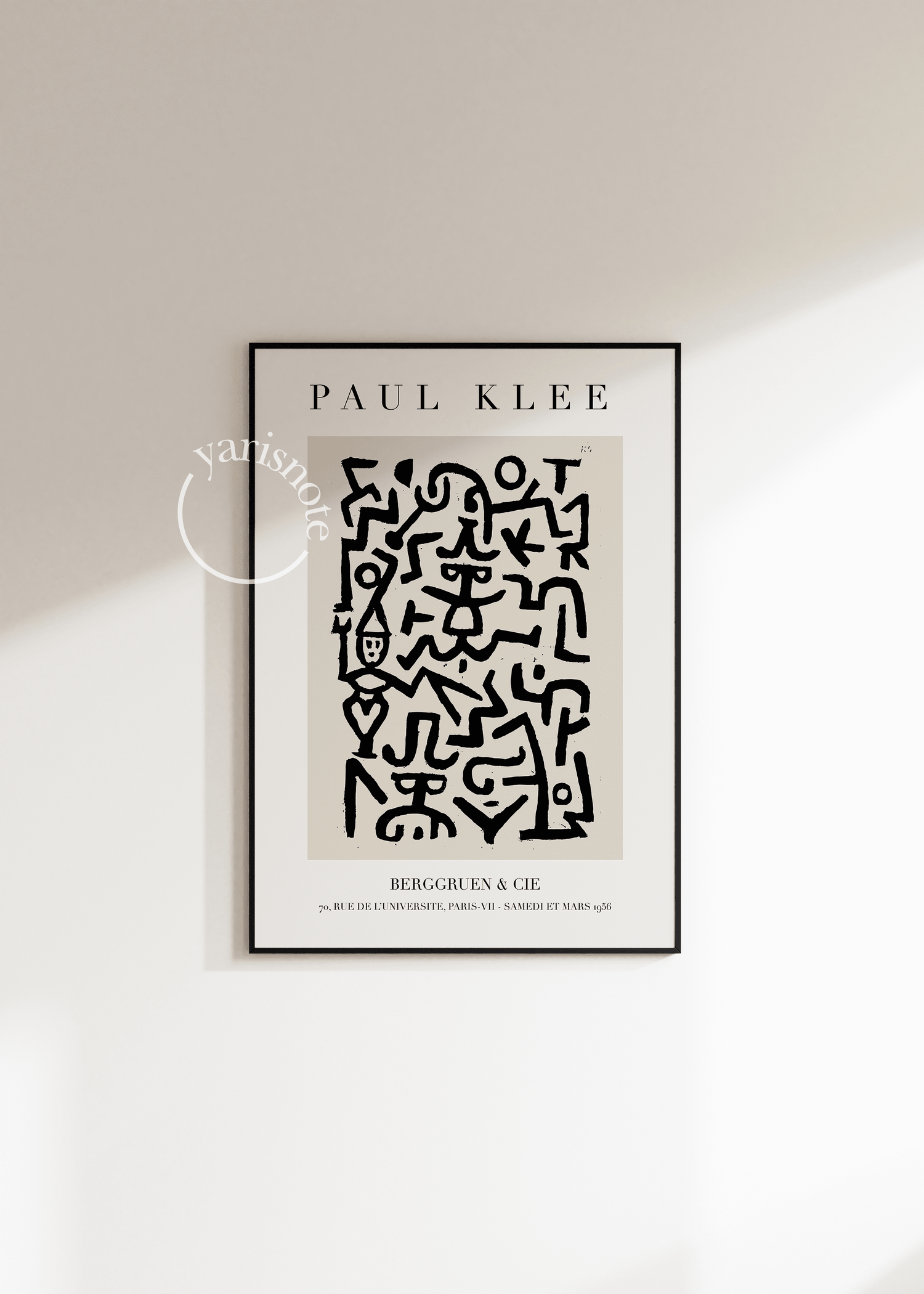Paul Klee Komedyenin El İlanı Çerçevesiz Poster