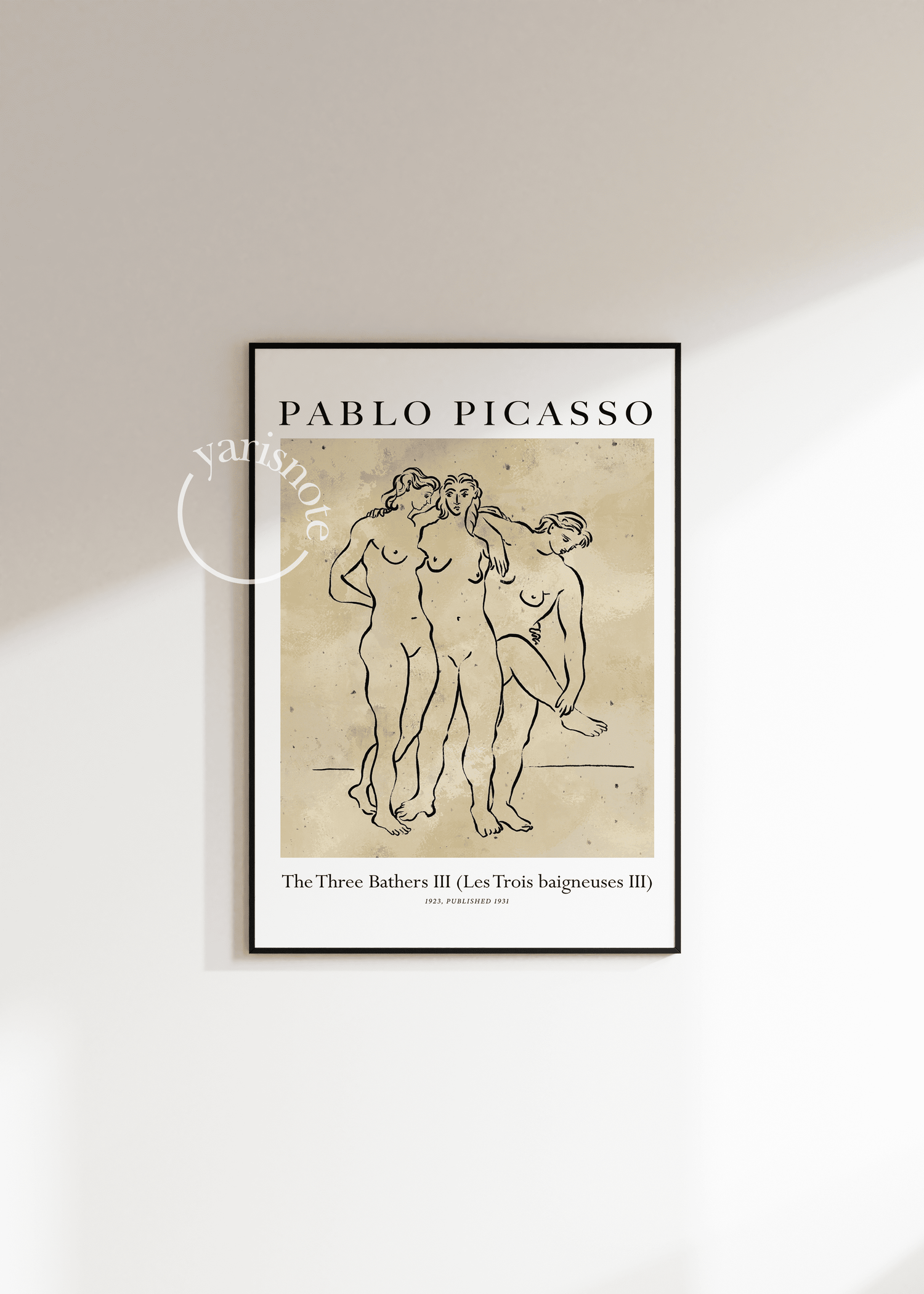 Pablo Picasso Exhibition Çerçevesiz Poster