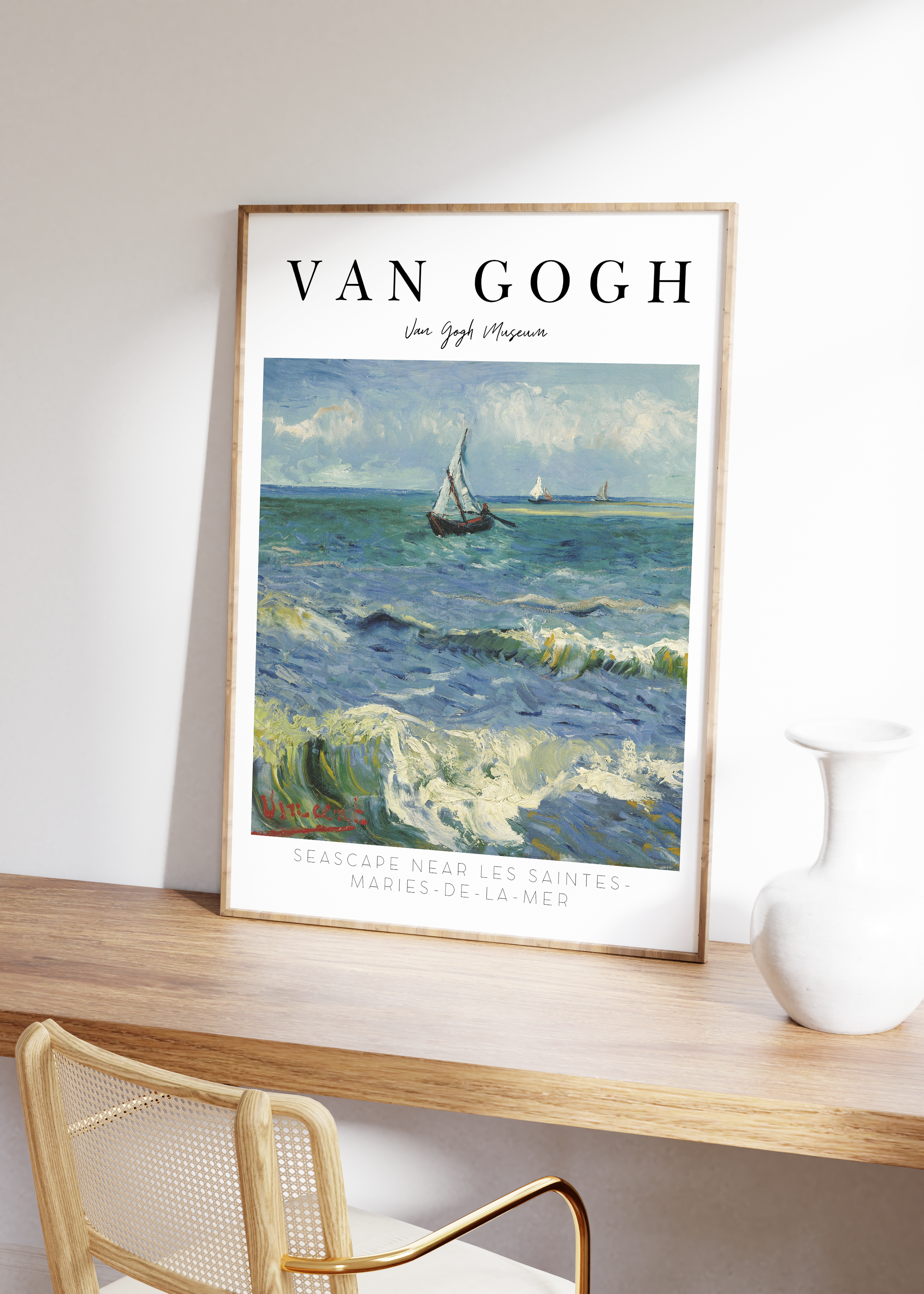 Van Gogh Deniz Manzarası Çerçevesiz Poster